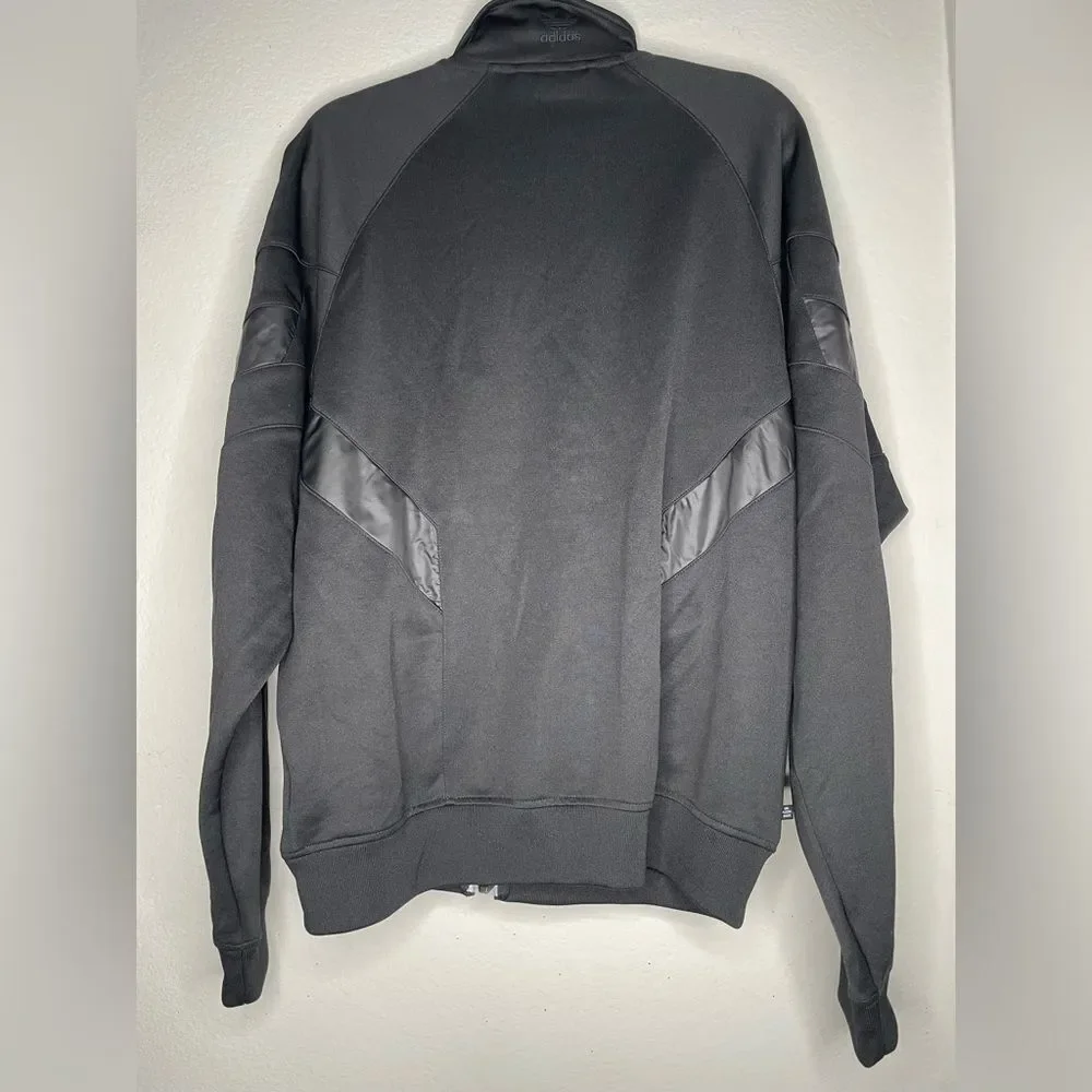 Adidas Men's Black Zip-Up Sweater